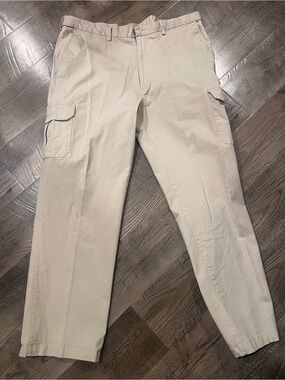 Classic Haggar Men's khaki Street Cargo Pants - Straight Leg 40x32